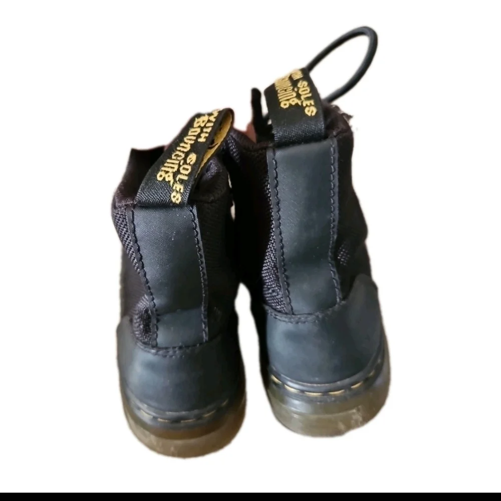 Dr. Martens Unisex Kids Black Combs Durable Combat Zip Up Boot 13